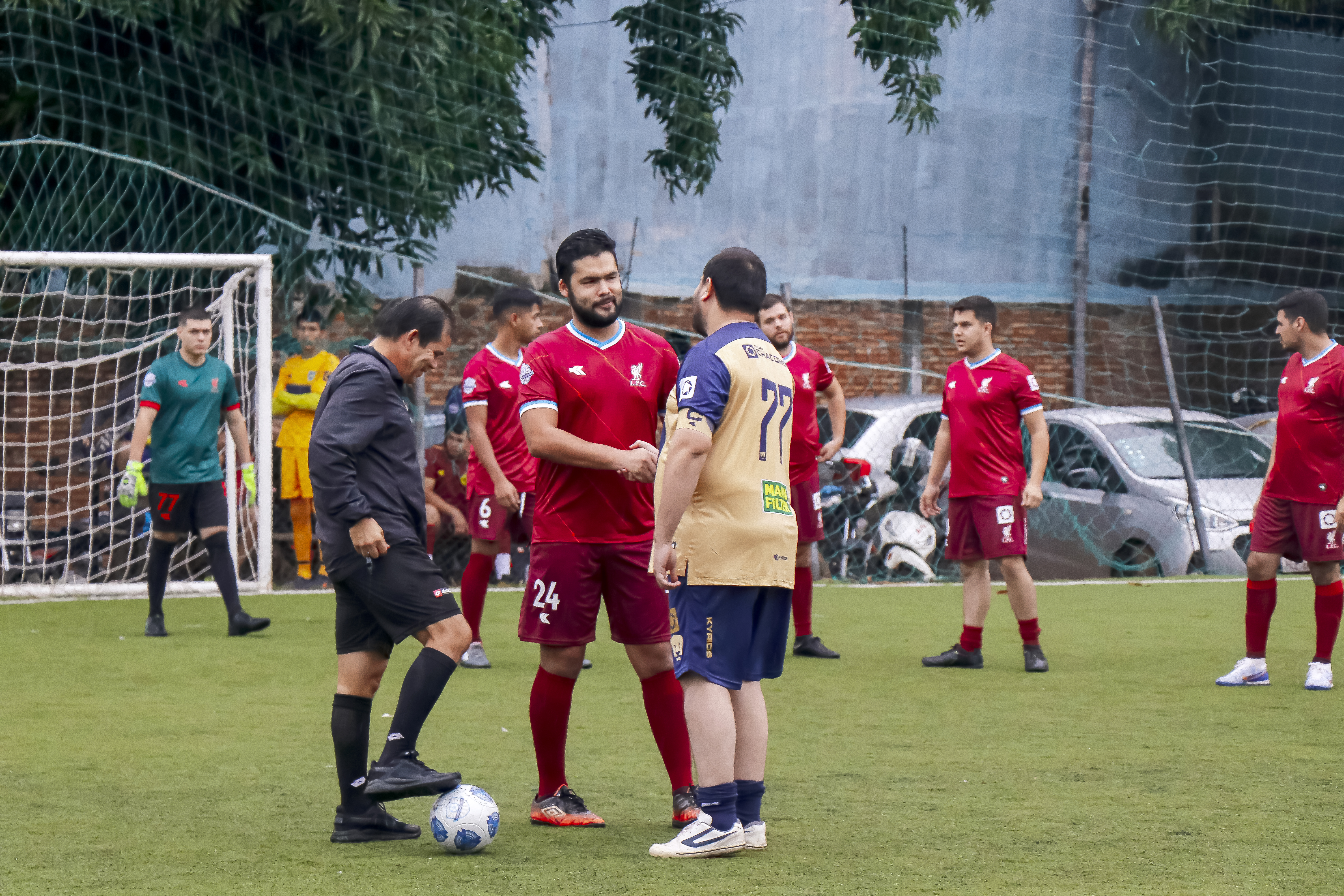 Arranco la copa del grupo Chacomer con el futbol a flor de piel